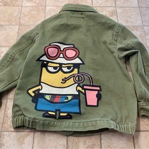 Zara denim Minion print jacket